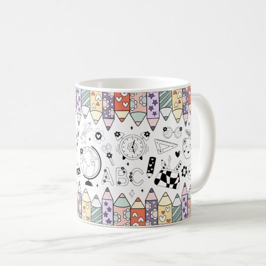 Back To School Kaffeetasse (VorderseiteRechts)