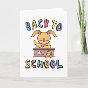 Back to school karte