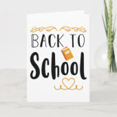 Back to School Karte (Vorderseite)