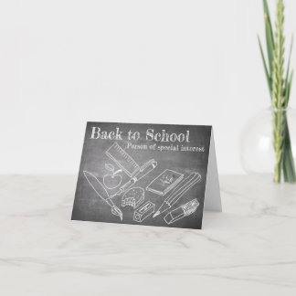 Back to School Karte