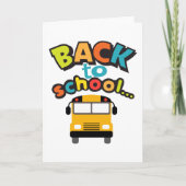 Back to School Karte (Vorderseite)