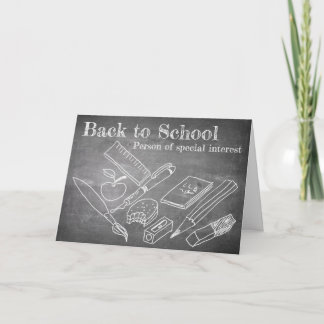 Back to School Karte