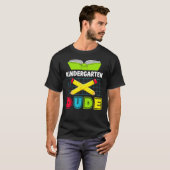 Back To School Kindergarten Dude Pencil Boys Kids T-Shirt (Vorne ganz)