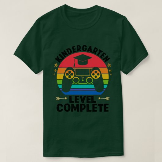 Back to school-kindergarten level complete T-Shirt (Design vorne)