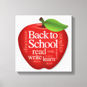 Back to School Leinwanddruck (Vorderseite)