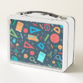 Back to School Metall Brotdose (Rückseite)