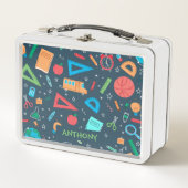 Back to School Metall Brotdose (Vorderseite)