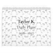 Back-to-School Minimal Line Pattern | Summer Kalender (Titelbild)