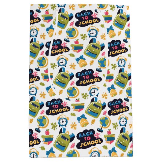 Back to School Mittlere Geschenktüte (Vorderseite)