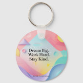 Back to School  – Motivational Quote Dream Schlüsselanhänger (Vorderseite)