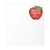 Back to School Notizblock (Vorderseite)