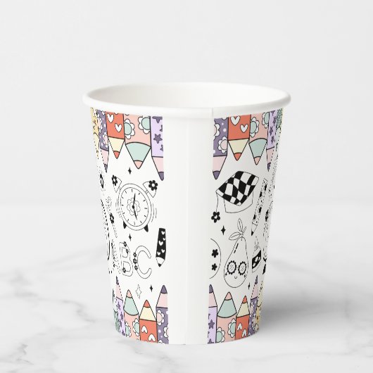 Back To School Pappbecher (Rechts)