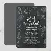 Back to School Picnic Celebration Einladung (Vorne/Hinten)