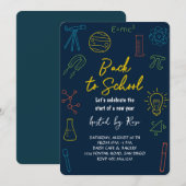 Back to School Picnic Celebration Einladung (Vorne/Hinten)