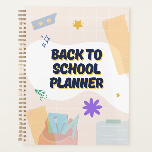 back to school Planner Planer (Vorderseite)
