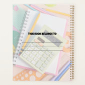 back to school Planner Planer (Rückseite)