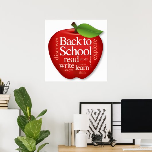 Back to School Poster (Heimbüro)