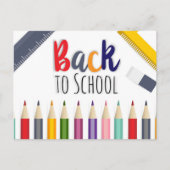 Back to School Postkarte (Vorderseite)