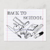 Back to School Postkarte (Vorderseite)