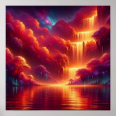 Back to School Radiant Crimson Sky Poster (Vorne)