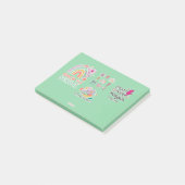 Back to School Rainbow / Regreso Arcoíris Escolar Post-it Klebezettel (angewinkelt)