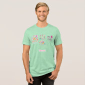 Back to School Rainbow / Regreso Arcoíris Escolar Tri-Blend Shirt (Vorderseite voll)
