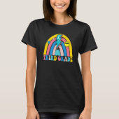 Back To School Rainbow Third Grade 3rd Grade Teach T-Shirt (Vorderseite)