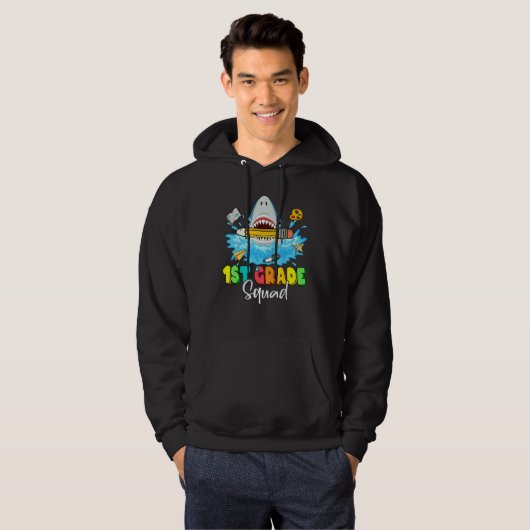 Back To School Ready To Crush 1st Grade Squad Shar Hoodie (Vorne ganz)
