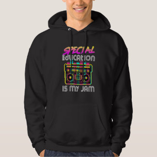 Back To School Retro Special Education Is My Jam 8 Hoodie