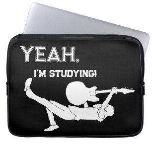 Back to School Rocker "Ja, ich lerne" Laptopschutzhülle