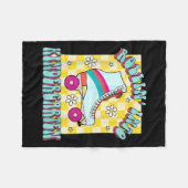 Back To School Rolling Into The Kindergarten Groov Fleecedecke (Vorderseite (Horizontal))