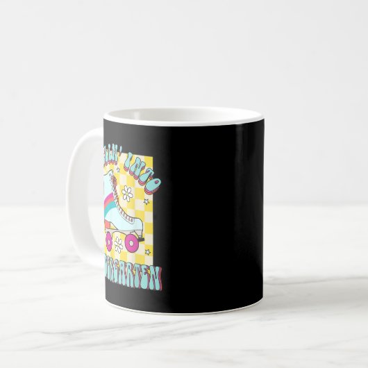 Back To School Rolling Into The Kindergarten Groov Kaffeetasse (Vorderseite Links)