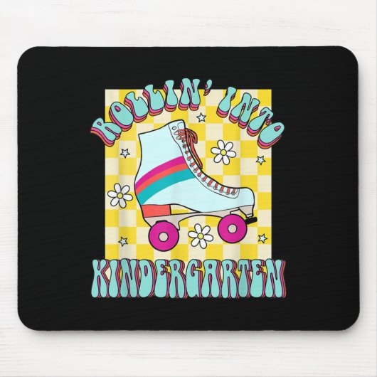 Back To School Rolling Into The Kindergarten Groov Mousepad (Vorne)