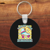 Back To School Rolling Into The Kindergarten Groov Schlüsselanhänger (Vorderseite)