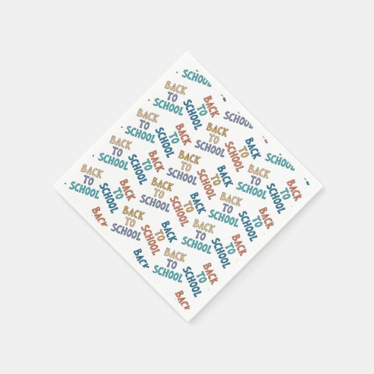 Back to School Serviette (Ecke)