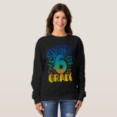 Back To School Sixth 6th Grade Teacher Boys Graffi Sweatshirt (Vorne ganz)