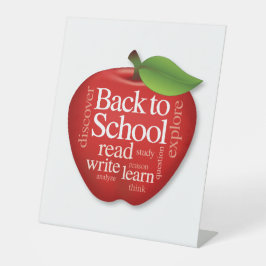 Back to School Sockelschild