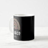 Back To School Squad, Leopard Regenbogen-Ressource Kaffeetasse (Vorderseite Links)