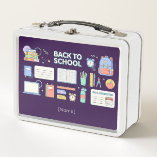 Back to School Supplies / Regreso Útiles Escolares Metall Brotdose