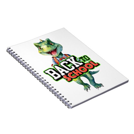 Back to School T-Rex Notizblock (Rechte Seite)