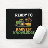 Back To School Teacher Farming Tractor Farmer Kids Mousepad (Mit Mouse)