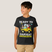 Back To School Teacher Farming Tractor Farmer Kids T-Shirt (Vorne ganz)