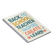 Back to School Teacher gift Notizblock (Rechte Seite)