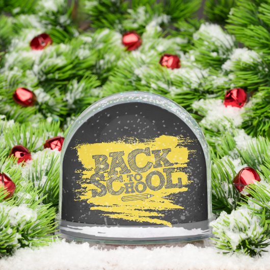 Back to School Teacher & Student – Classroom Desk Schneekugeln (Weihnachten)