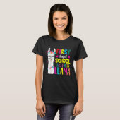 Back To School Teachers No Prob Llama T-Shirt (Vorne ganz)
