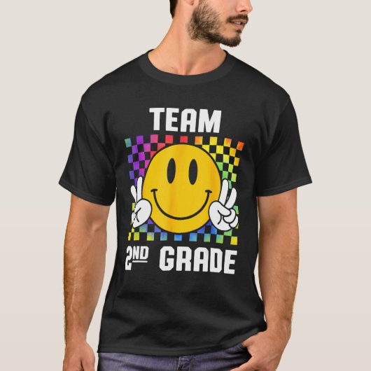 Back To School Team 2nd Garde Smile Back To School T-Shirt (Vorderseite)