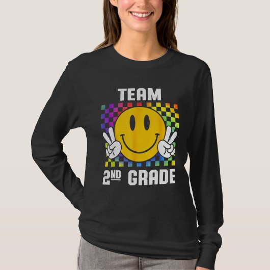 Back To School Team 2nd Garde Smile Back To School T-Shirt (Vorderseite)