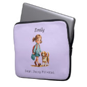 Back to School Tech Bag – Personalized Laptopschutzhülle (Vorderseite Links)