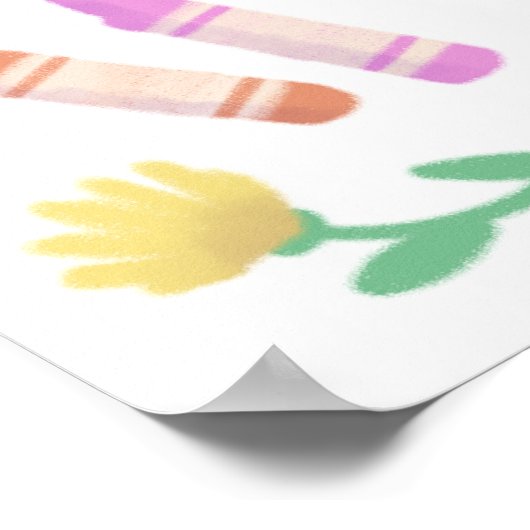 Back to School: Teddy's Ready for School Poster (Ecke)