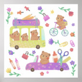 Back to School: Teddy's Ready for School Poster (Vorne)